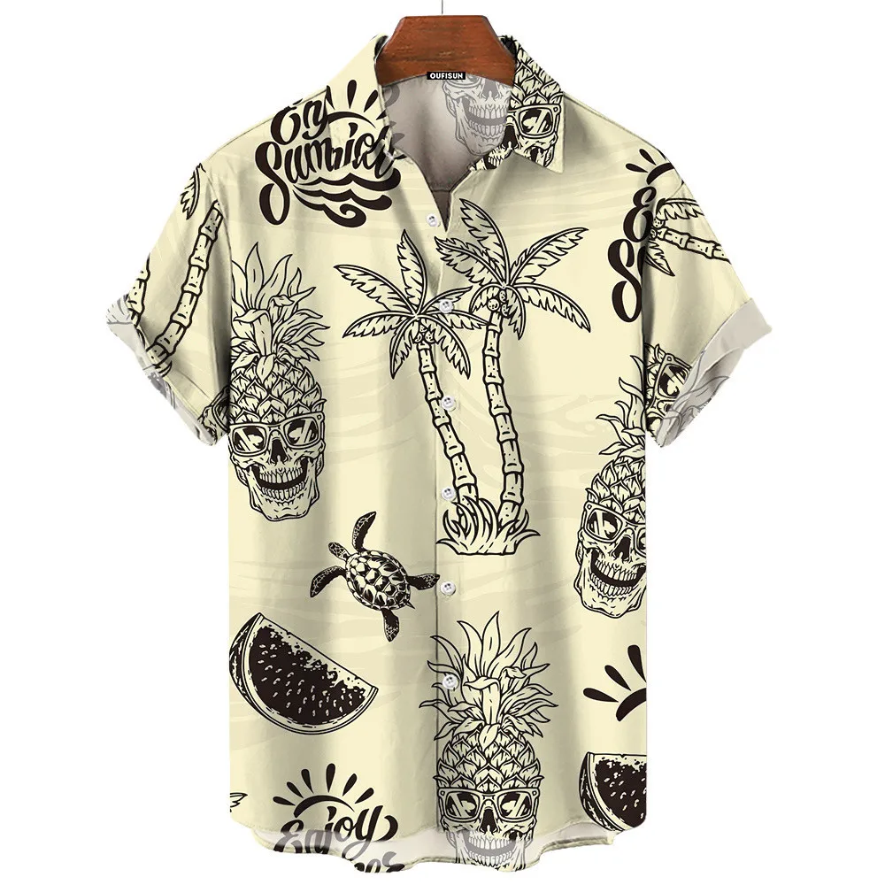 قميص هاواي رجالي صيفي بتصميم ك - مراجعة Vintage Hawaiian Floral Shirt وسعره