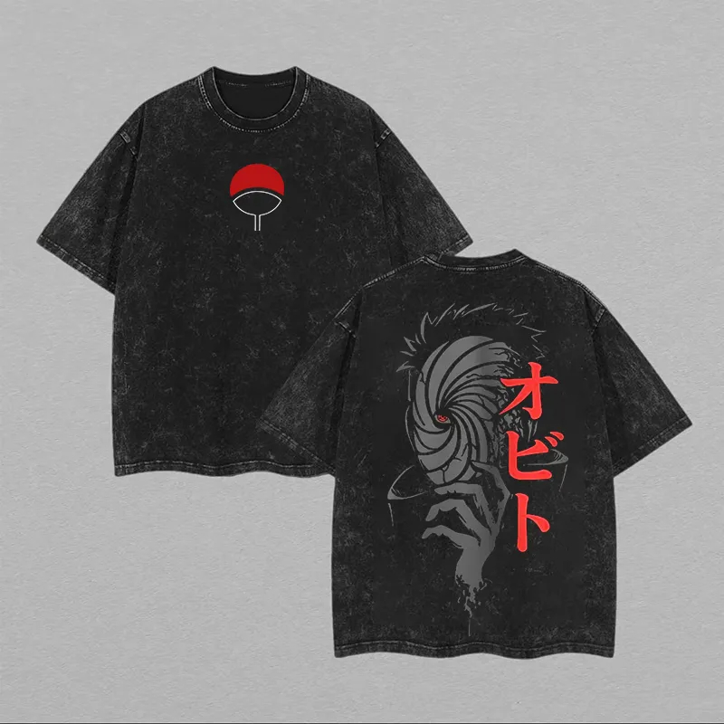 تي شيرت ناروتو شيسوي أوتشيها،  - مراجعة Acid Wash Vintage Graphic T Shirt وسعره