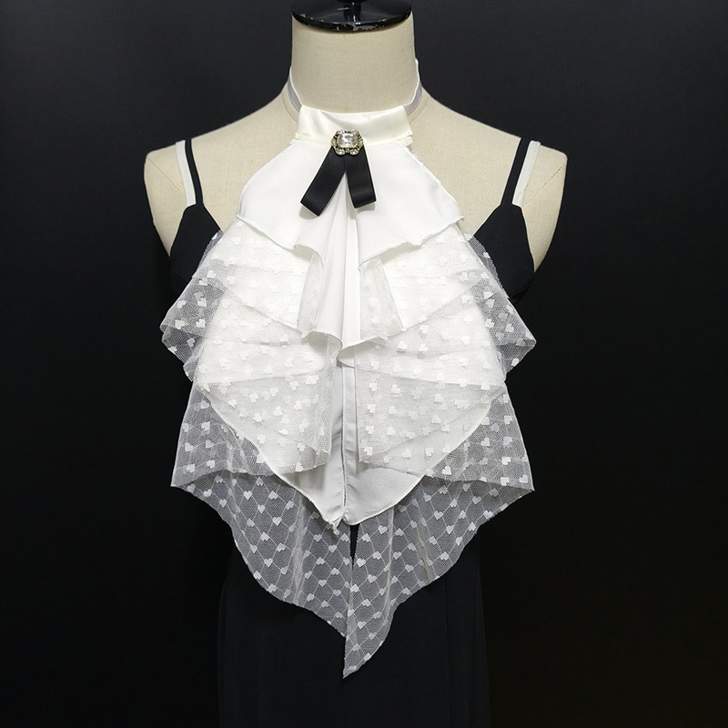 ياقة قميص بيضاء من الدانتيل مت - مراجعة Shirts وسعره