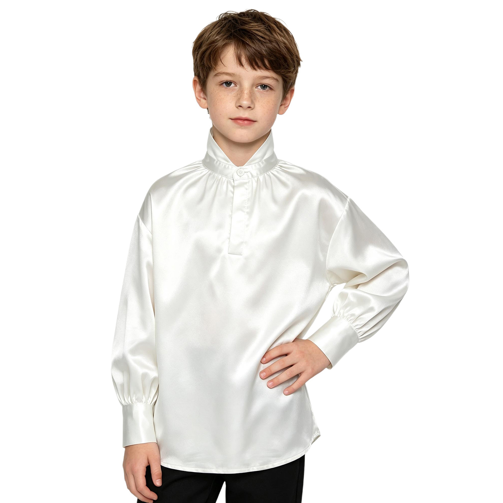 قميص ساتان عتيق بتصميم العصور  - مراجعة Shirts وسعره